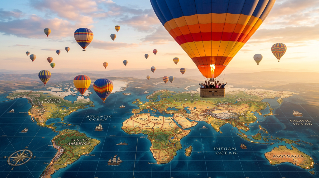 Calendário 2026 do balonismo brasileiro: os eventos&nbsp;imperdíveis